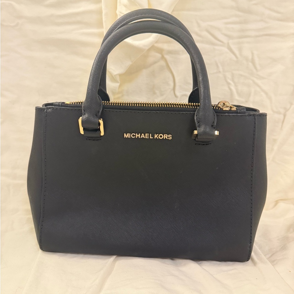 Michael Kors Navy Satchel